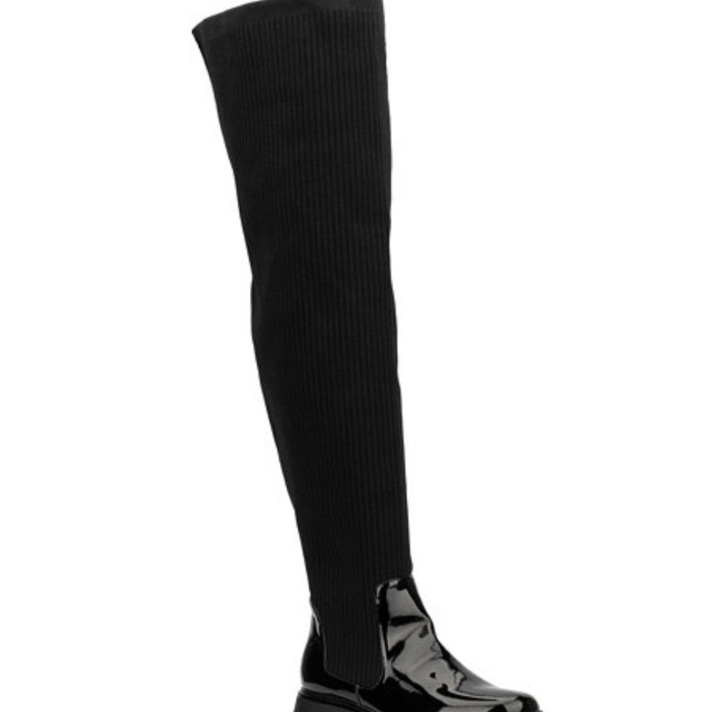 Black Over-the-Knee Women's Boots